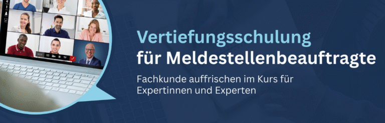 LegalTegrity Vertiefungsschulung für meldestellenbeauftragte