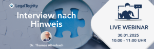 Webinar Interview nach Hinweis 30.01.2025