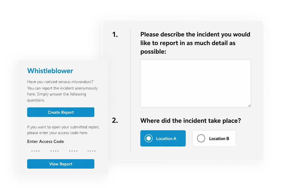 Whistleblower solution